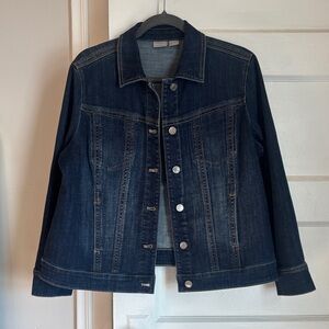 Chico's Dark Blue Jean Jacket